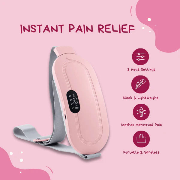 Period Cramp Relief Massager & Heating Pad