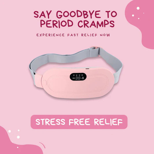 Period Cramp Relief Massager & Heating Pad